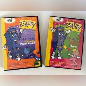 Psalty’s Funtastic Praise Party! + Praise Party 2 DVD’s